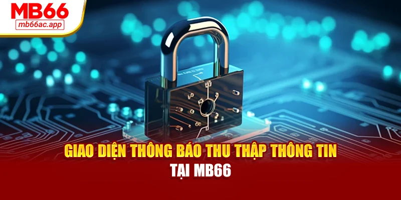 Giao diện thông báo thu thập thông tin tại MB66