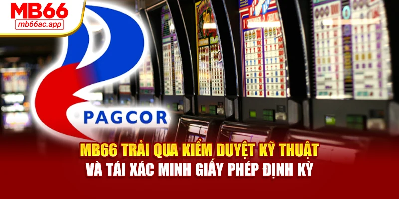 MB66 trải qua kiểm duyệt kỹ thuật và tái xác minh giấy phép định kỳ